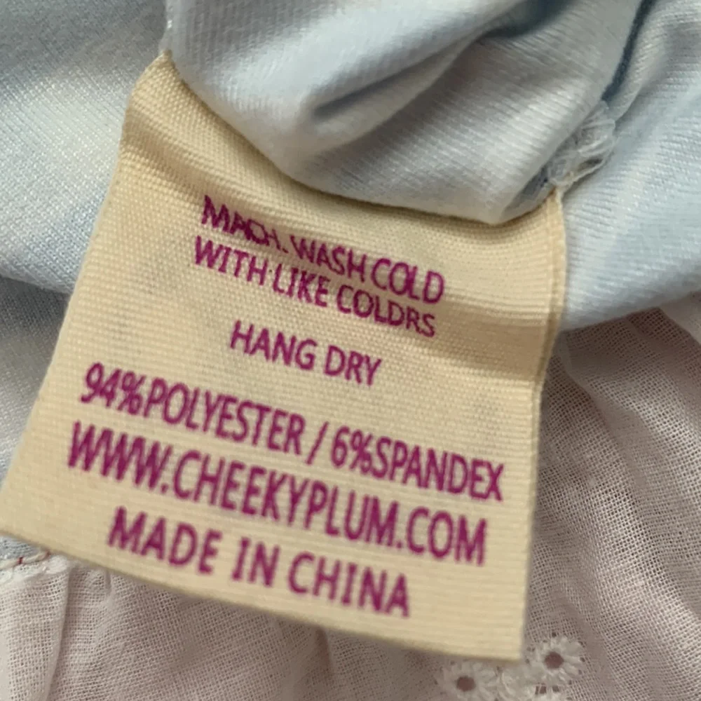 NWT Cheeky Plum Firecracker 3T Loungewear Gown Red White Blue - Picture 10 of 11